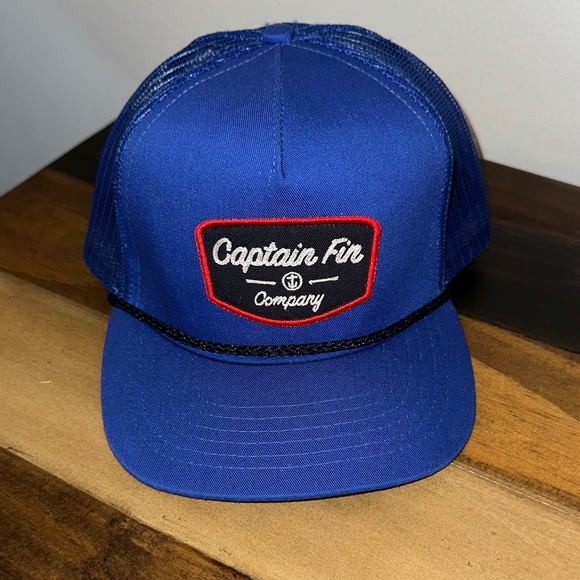 Captain Fin Blue Mesh Hat - Picture 1 of 5